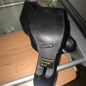 Forever 21 black heels, 5 and a half, brand new